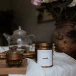 Сутрешен чай Le Matin с портокал, маточина и невен в луксозна метална кутия 'CARESSE', 105 г