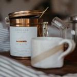 Сутрешен чай Le Matin с портокал, маточина и невен в луксозна метална кутия 'CARESSE', 105 г