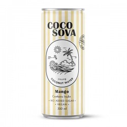 Кокосова вода - Манго с инулин БЕЗ добавена захар 'COCOSOVA', 320 мл