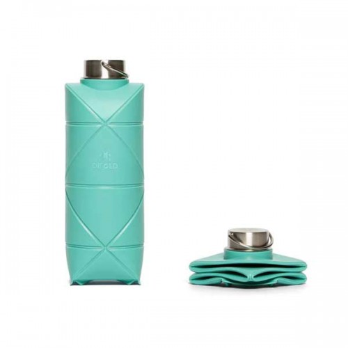 Оригами бутилка /сгъваема/ DiFOLD - V2 - Mint Blue, 750 мл Оригами бутилка /сгъваема/ DiFOLD - V2 - Mint Blue, 750 мл