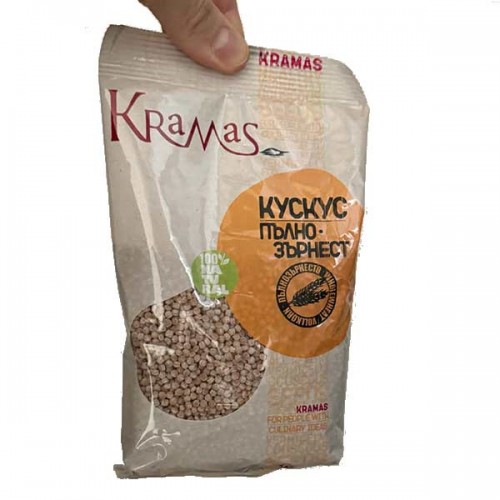 Кускус от пшеница /пълнозърнест/ 'Kramas', 250 г Кускус от пшеница /пълнозърнест/ 'Kramas', 250 г