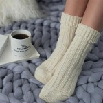 Чорапи от 100% мерино вълна - бели 'INTER BLANKET', размер 43-46