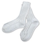Чорапи от 100% мерино вълна - бели 'INTER BLANKET', размер 43-46