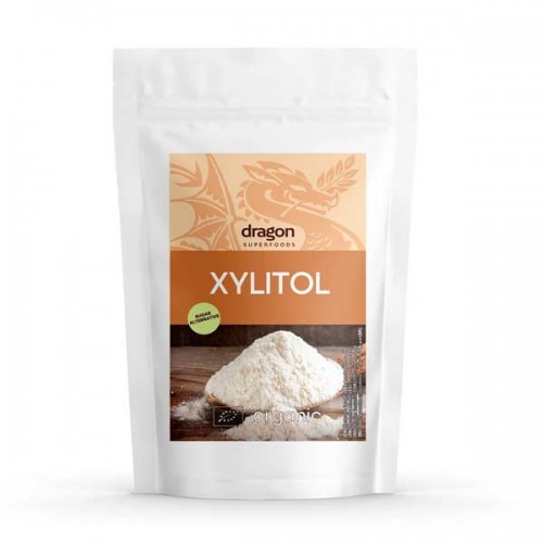 Ксилитол на прах - био 'Dragon Superfoods', 250 г Ксилитол на прах - био 'Dragon Superfoods', 250 г