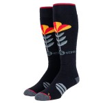 Чорапи Stinky Socks за сняг с вълна мерино 'BLOOMING' с антибактериално покритие, размер L-XL Чорапи Stinky Socks за сняг с вълна мерино 'BLOOMING' с антибактериално покритие, размер L-XL