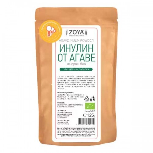 Инулин от агаве /естествен пребиотик/ - био 'ZOYA', 125 г Инулин от агаве /естествен пребиотик/ - био 'ZOYA', 125 г