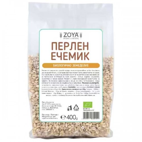 Перлен ечемик - био 'ZOYA', 400 г Перлен ечемик - био 'ZOYA', 400 г
